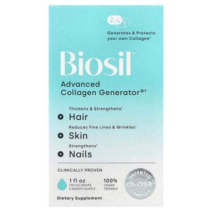 Biosil Advanced Collagen Generator, 1 fl oz (30 ml)