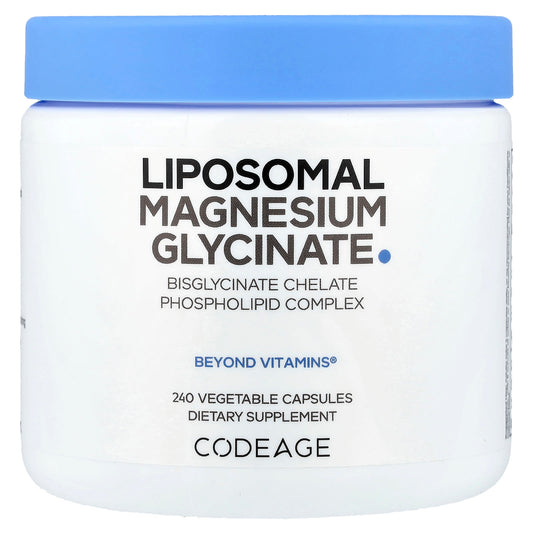 Codeage Liposomal Magnesium Glycinate, 240 Vegetable Capsules