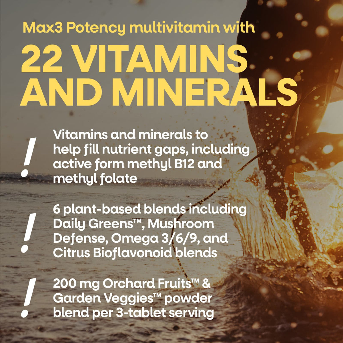 Nature's Way Alive! Max3 Potency Adult Multivitamin, No Added Iron, 180 Tablets - view 4