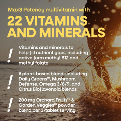 Nature's Way Alive! Max3 Potency Adult Multivitamin, No Added Iron, 180 Tablets - view 4