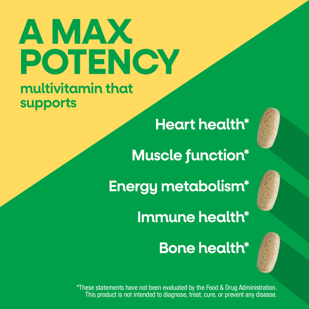 Nature's Way Alive! Max3 Potency Adult Multivitamin, No Added Iron, 180 Tablets - view 5