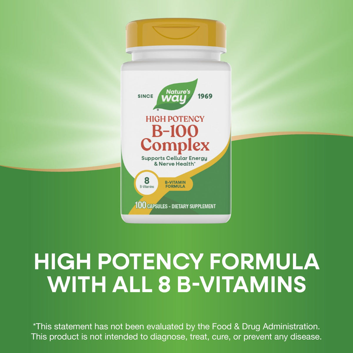 Nature's Way B-100 Complex 100 Capsules - view 6