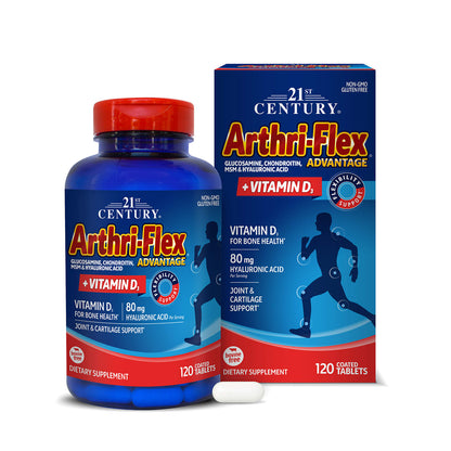 21st Century Arthri-Flex Advantage + Vitamin D3, 120 Coated Tablets - view 4