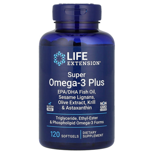 Life Extension Super Omega-3 Plus, 120 Softgels