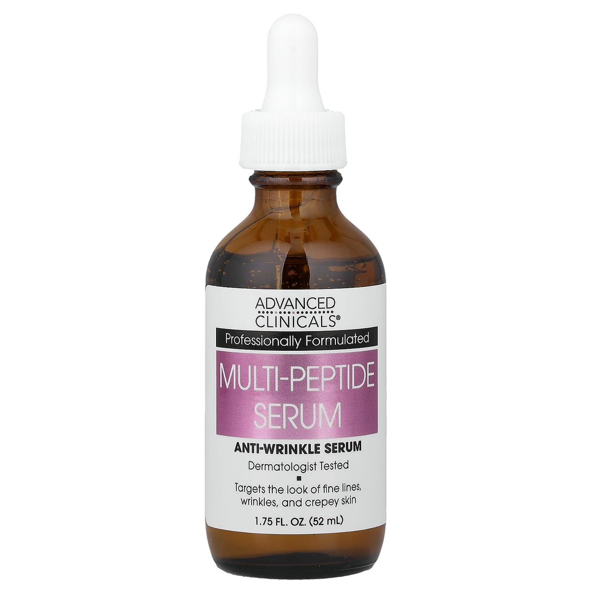 Advanced Clinicals Multi-Peptide Face Serum 52 ml (1.75 fl oz) — product view