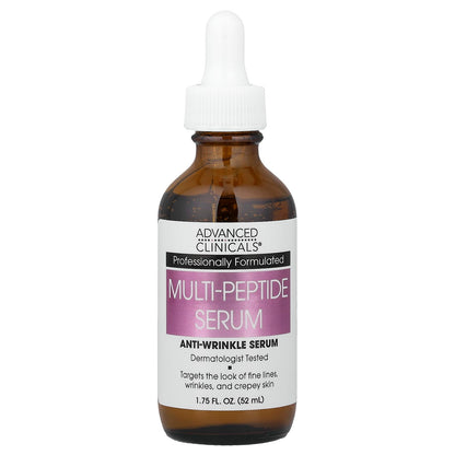 Advanced Clinicals Multi-Peptide Face Serum 52 ml (1.75 fl oz)