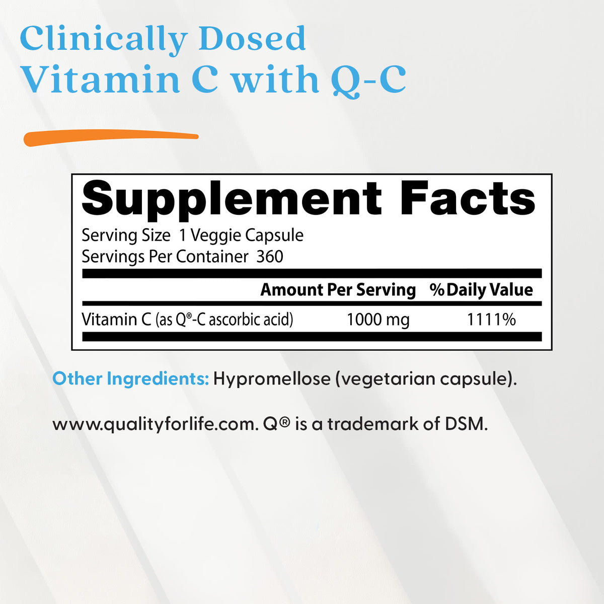 Doctor's Best Vitamin C 1,000 mg, 360 Veggie Caps - view 5