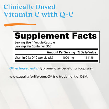Doctor's Best Vitamin C 1,000 mg, 360 Veggie Caps - view 5