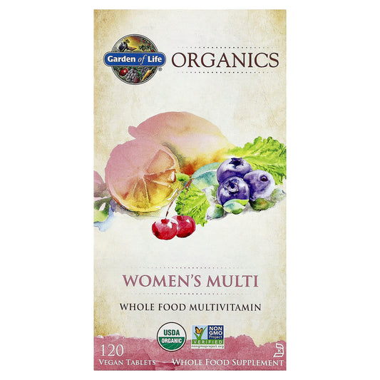 Garden of Life Organics Women's Multi, 120 Vegan Tablets