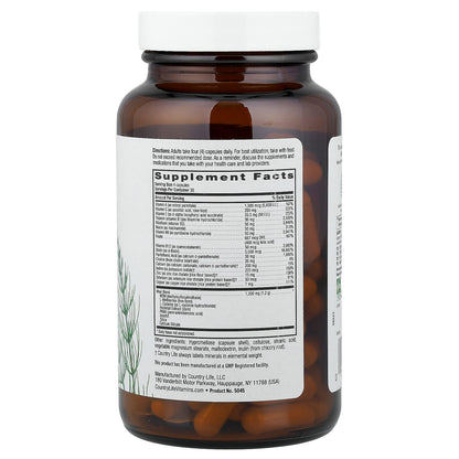 Country Life Maxi-Hair Plus Skin & Nails, 120 Vegetarian Capsules - view 2