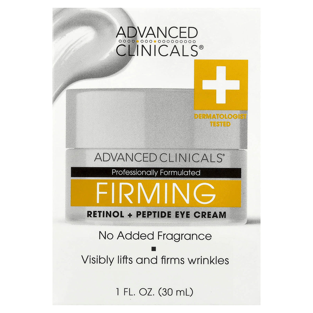 Advanced Clinicals Firming Retinol + Peptide Eye Cream 30 ml (1 fl oz) — alternate product view