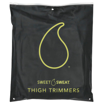 Sports Research Sweet Sweat Thigh Trimmers Medium Black and Yellow - view 2