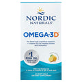 Nordic Naturals Omega-3D, Lemon, 60 Soft Gels