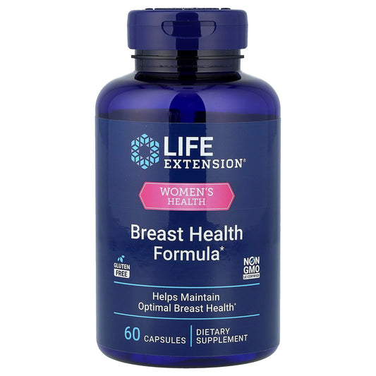 Life Extension Women's Health Breast Health Formula, 60 Capsules
