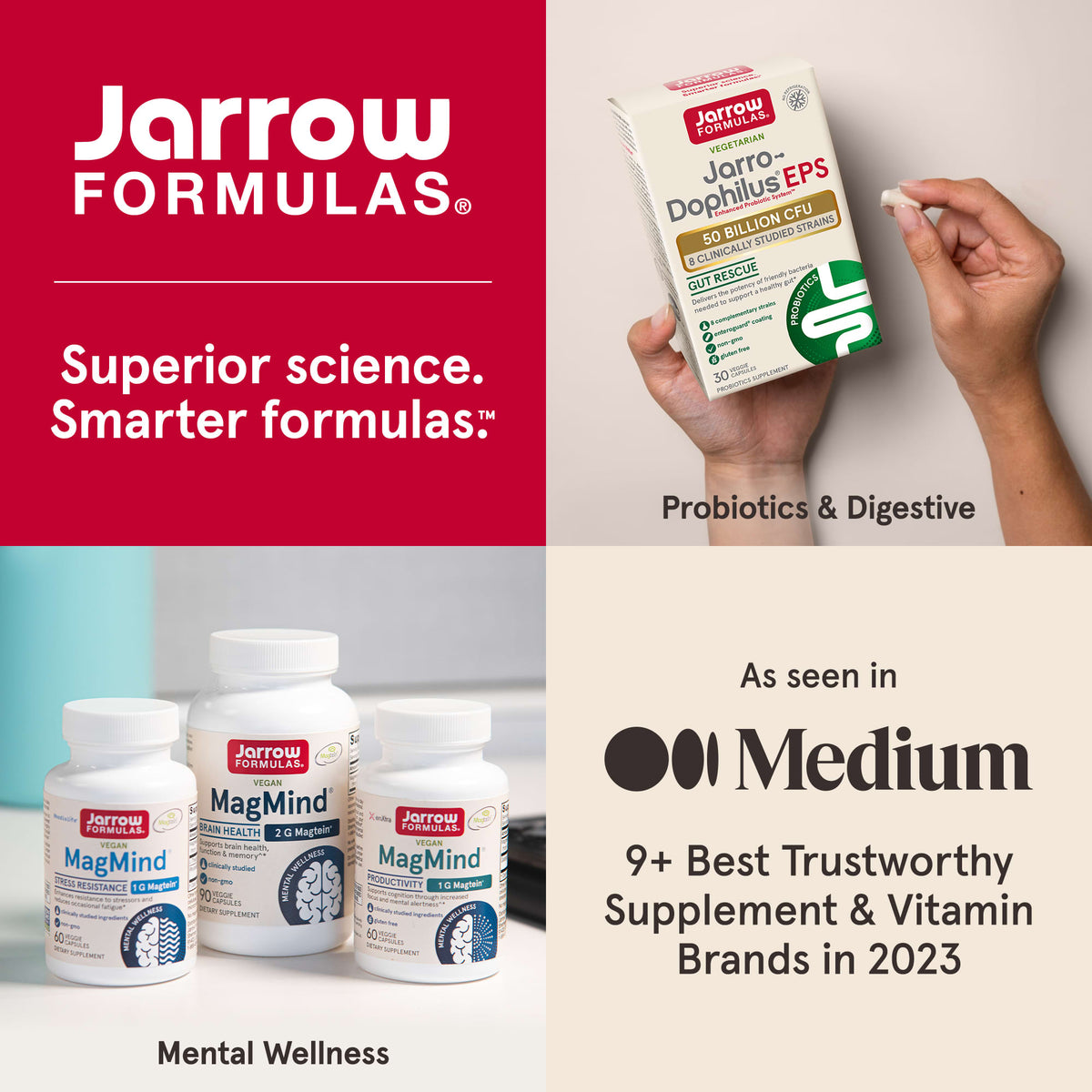 Jarrow Formulas Hyaluronic Acid, 120 Veggie Capsules - view 3