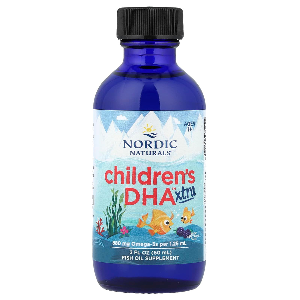 Nordic Naturals Children's DHA Xtra, Ages 1+, Great Berry Punch, 60 ml (2 fl oz) - view 3