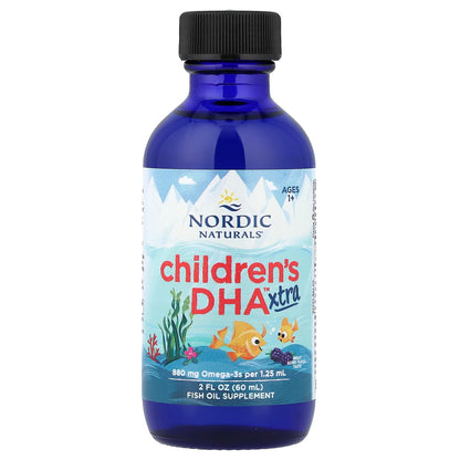 Nordic Naturals Children's DHA Xtra, Ages 1+, Great Berry Punch, 60 ml (2 fl oz) - view 3