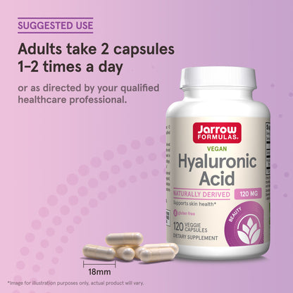 Jarrow Formulas Hyaluronic Acid, 120 Veggie Capsules - view 5