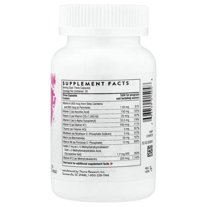 Thorne Basic Prenatal, 90 Capsules - view 2