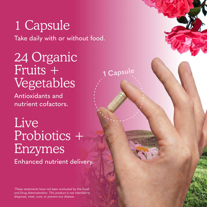Garden of Life Vitamin Code RAW One Multivitamin for Women, 75 Veg Capsules - view 6