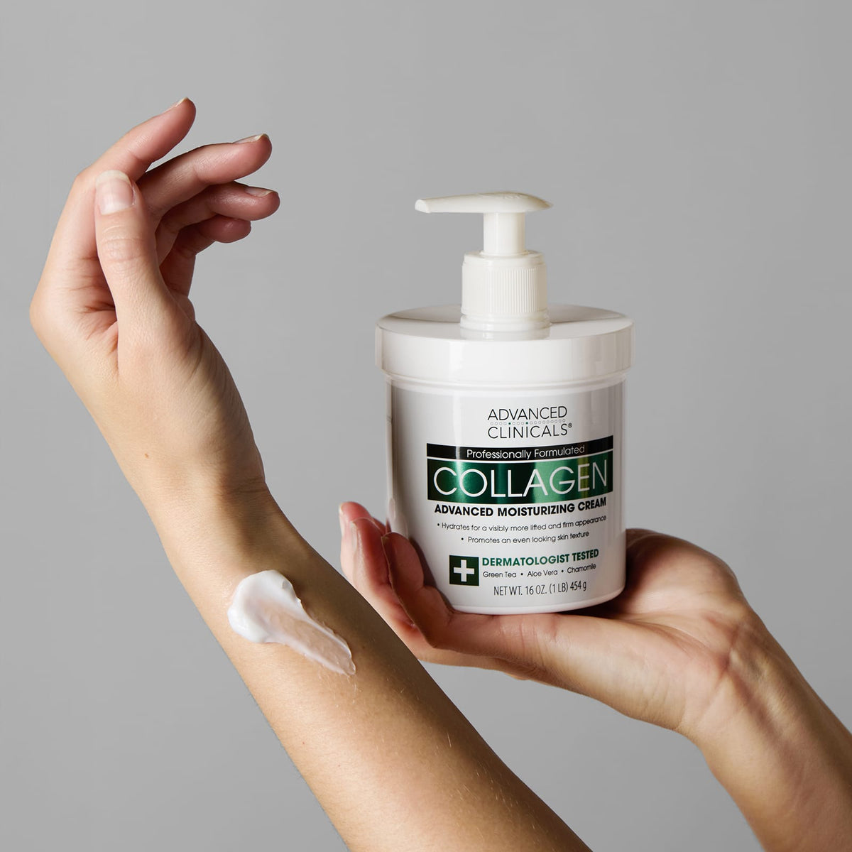 Advanced Clinicals Collagen Skin Rescue Cream 454 g (16 oz) - view 5