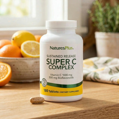 NaturesPlus Super C Complex, Sustained Release, 180 Tablets - view 5