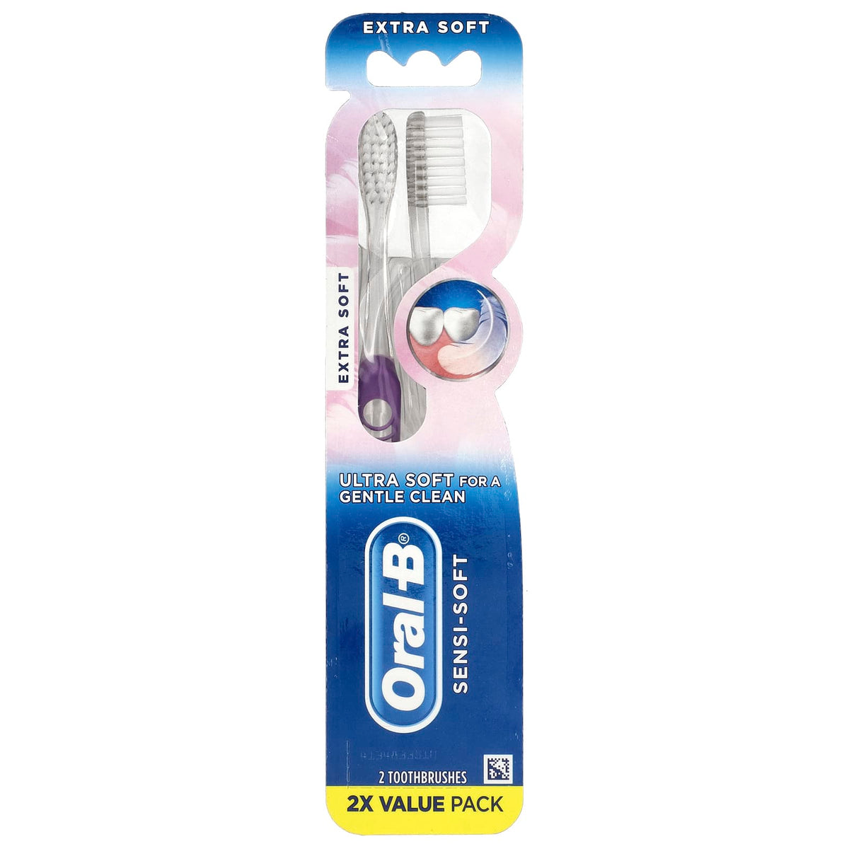Oral-B Sensi-Soft Extra-Soft Toothbrushes, Pack of 2
