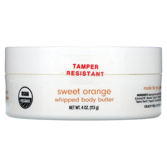 Dr. Mercola Ola Botanicals Whipped Body Butter, Sweet Orange, 113 g