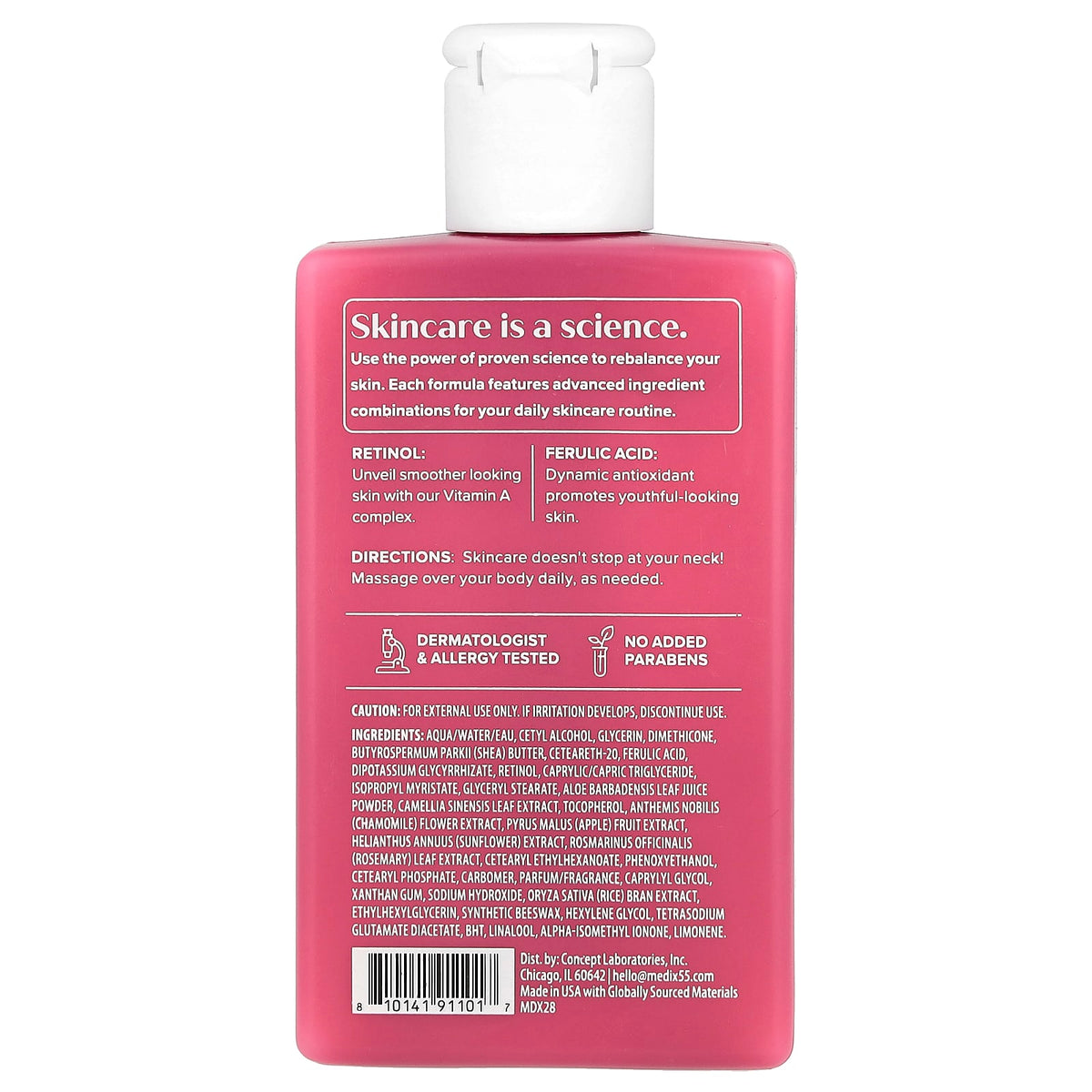 Medix 5.5 Age Rewind Retinol + Ferulic Acid Body Cream 89 ml (3 fl oz) — alternate product view