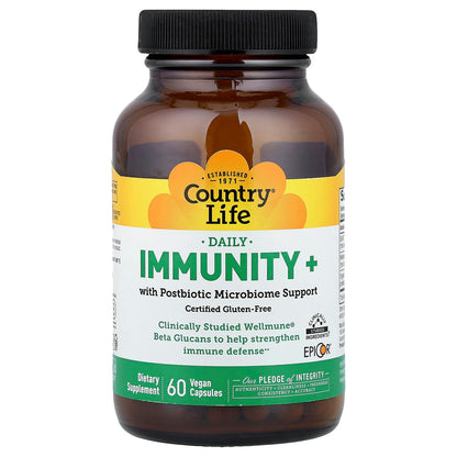 Country Life Daily Immunity+, 60 Vegan Capsules - view 3