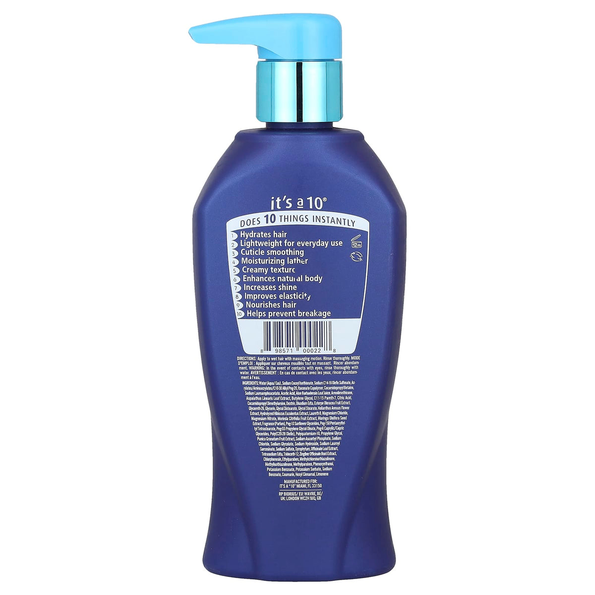 It's a 10 Miracle Moisture Shampoo 10 fl oz (295.7 ml) - view 2