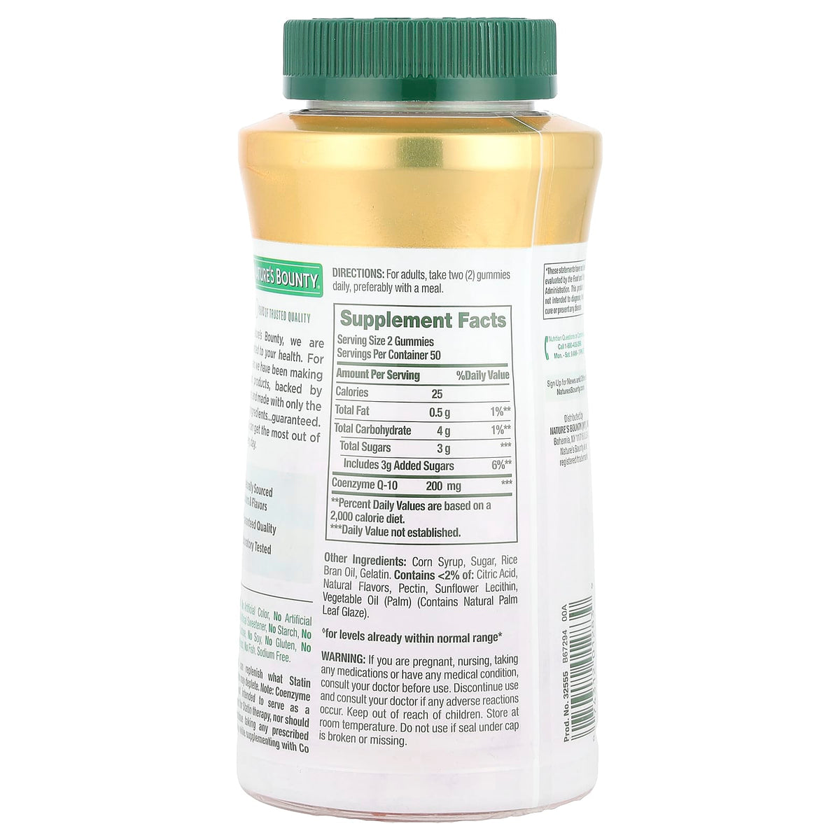 Nature's Bounty CoQ-10 Gummies Peach Mango 100 Gummies (100 mg per Gummy) - view 2