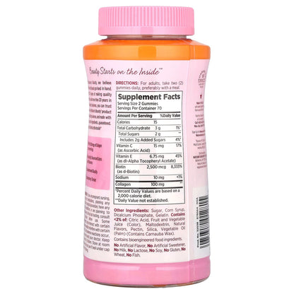 Nature's Bounty Hair, Skin & Nails Gummies, Tropical Citrus, 140 Gummies - view 2