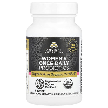 Ancient Nutrition Women's Once Daily Probiotics 30 Capsules - view 3