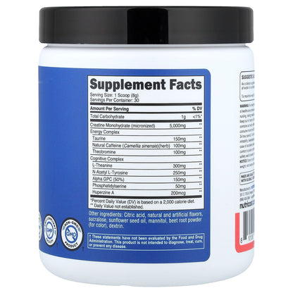 Nutricost Performance Creatine + Energy, Watermelon, 252 g - view 2