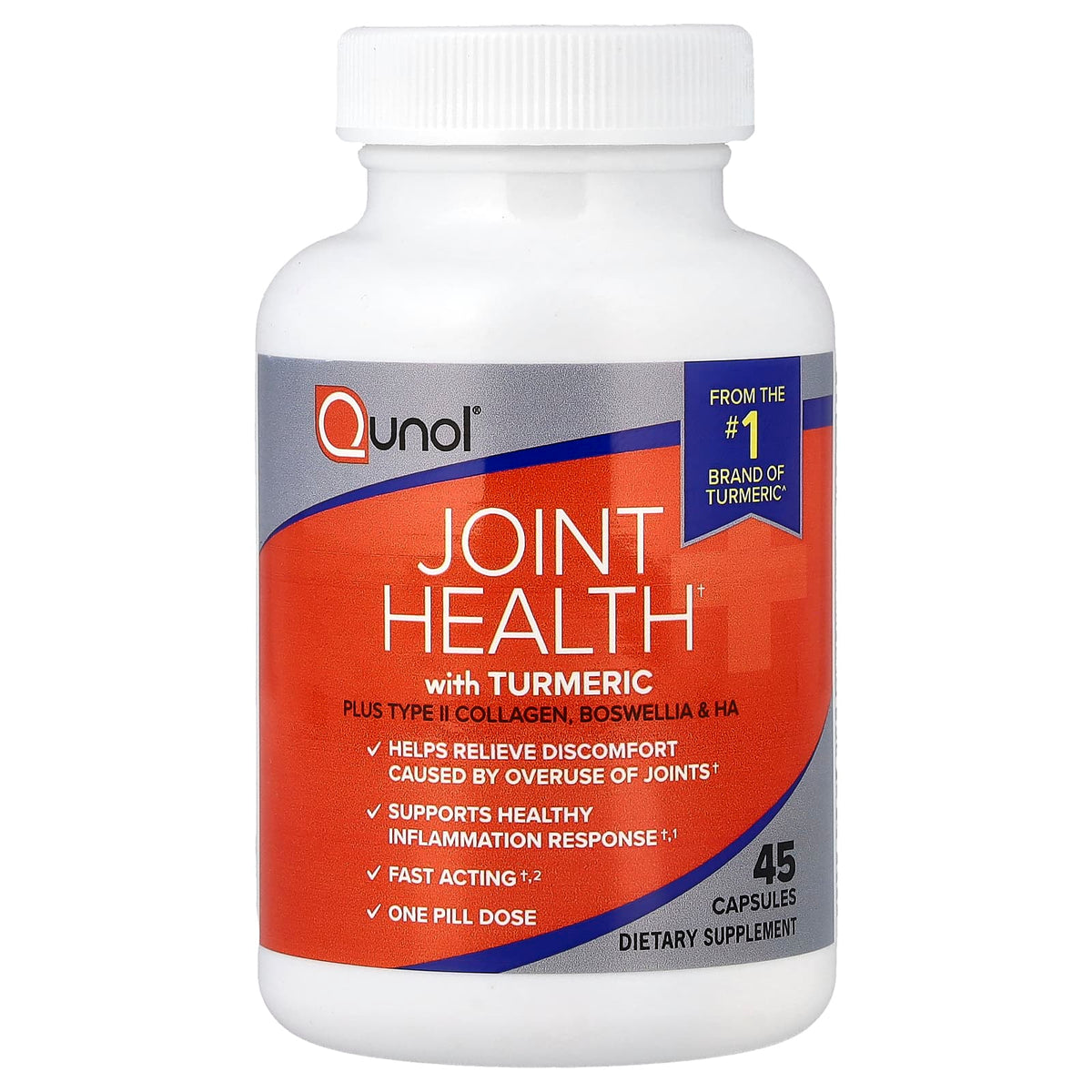 Qunol Joint Health with Turmeric, 45 Capsules - view 3