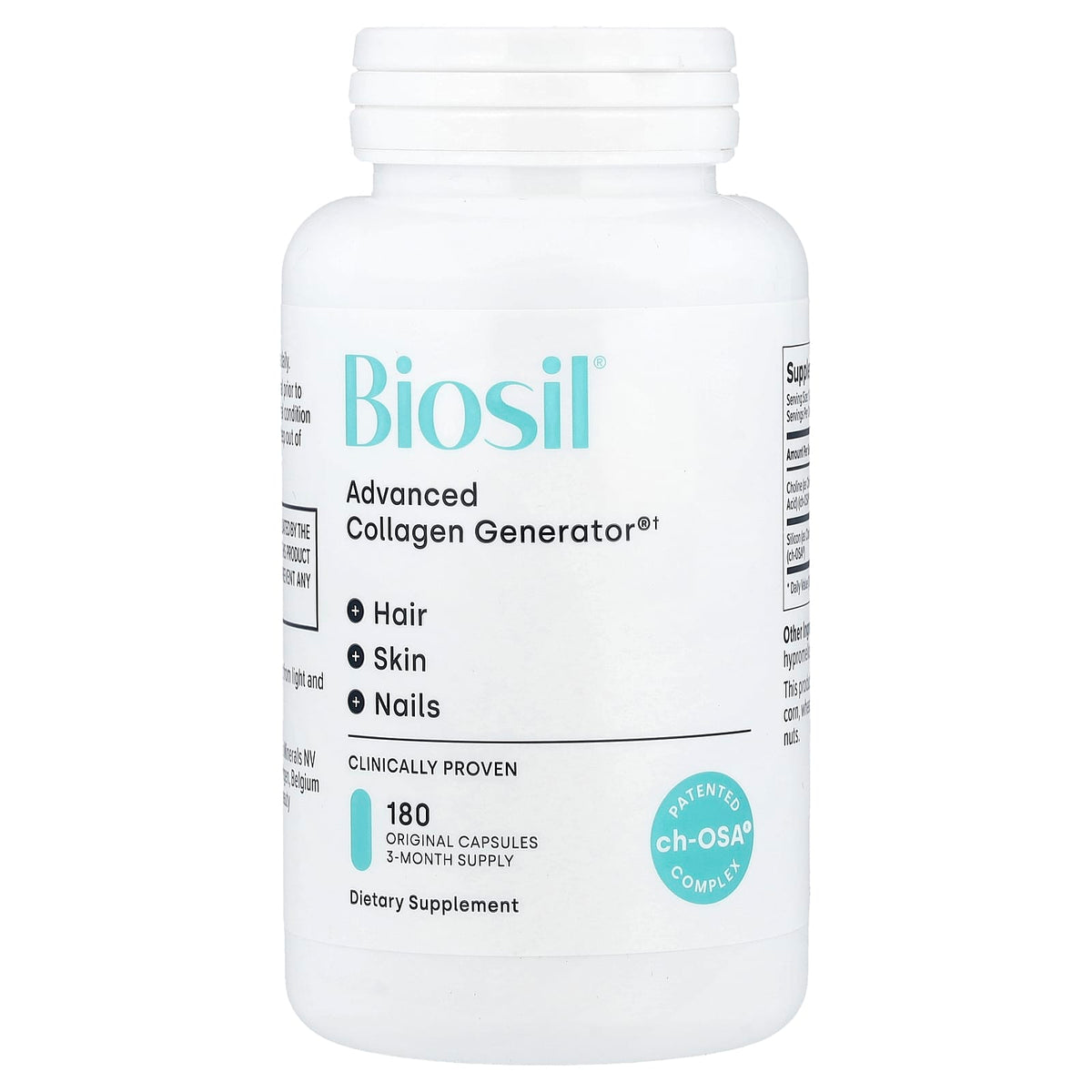 Biosil Advanced Collagen Generator, Original, 180 Capsules - view 3