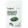 Sunfood Super Algae Tablets Spirulina & Chlorella, Approx. 456 Tablets