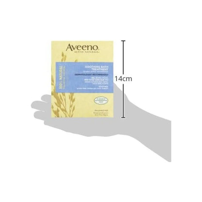 Aveeno 772-0188 Soothing Bath Treatment for Itchy, Irritated Skin, Pack of 8