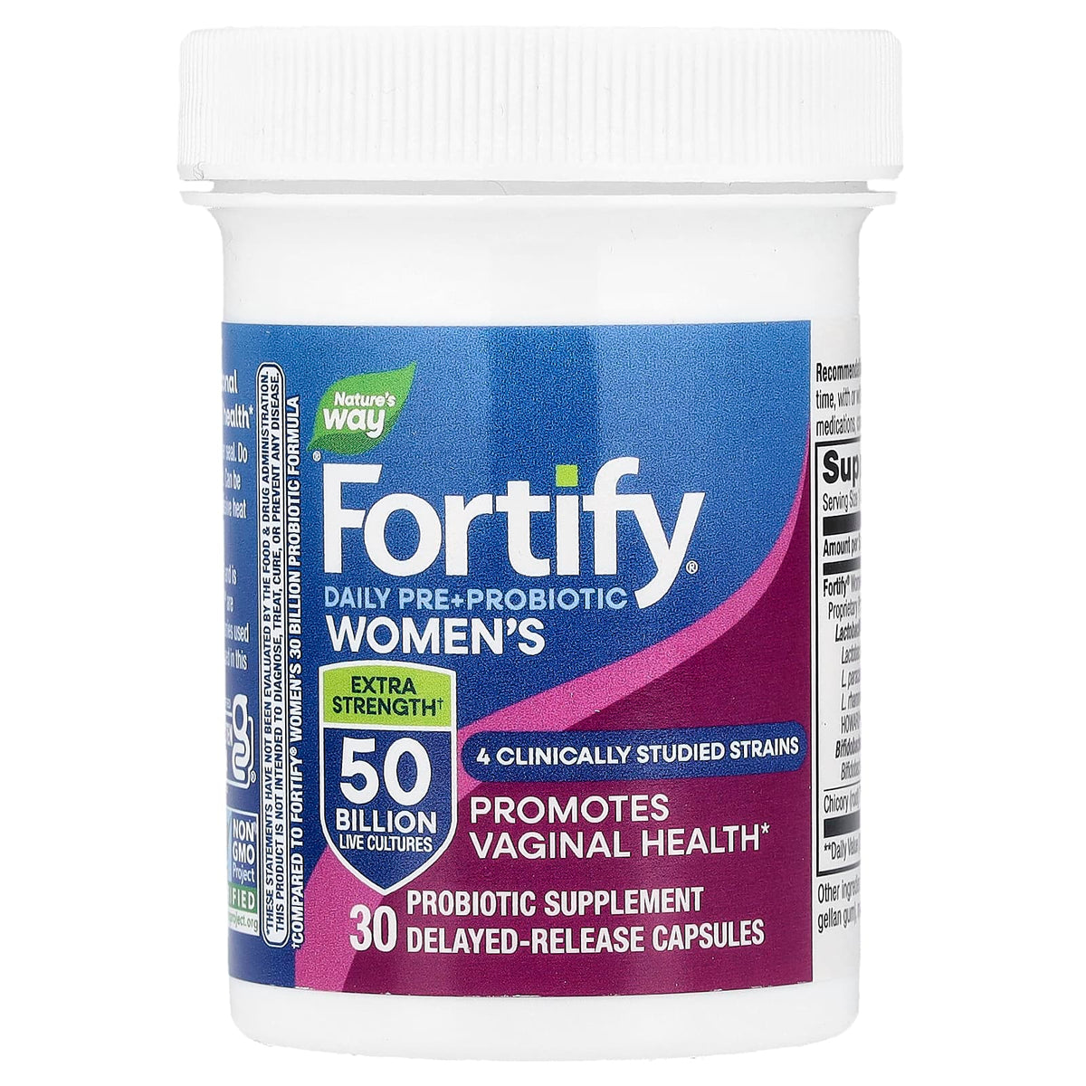 Nature's Way Fortify Women's Pre + Probiotic, 30 Delayed-Release Capsules - view 3