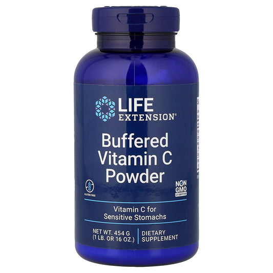 Life Extension Buffered Vitamin C Powder, 454 g (16 oz)
