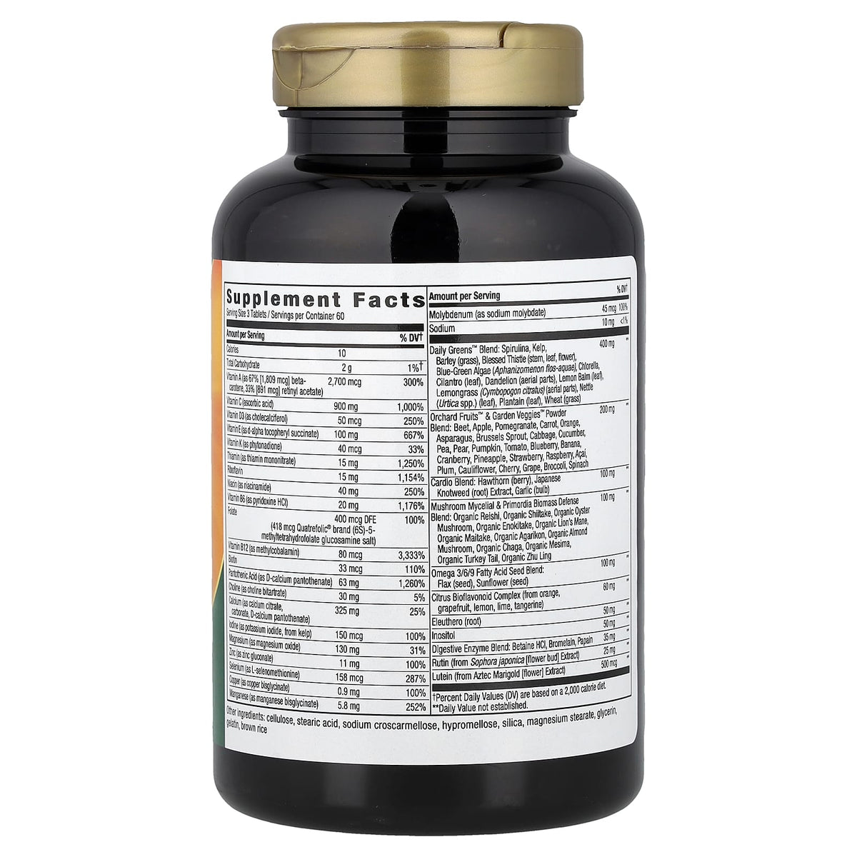 Nature's Way Alive! Max3 Potency Adult Multivitamin, No Added Iron, 180 Tablets — alternate product view
