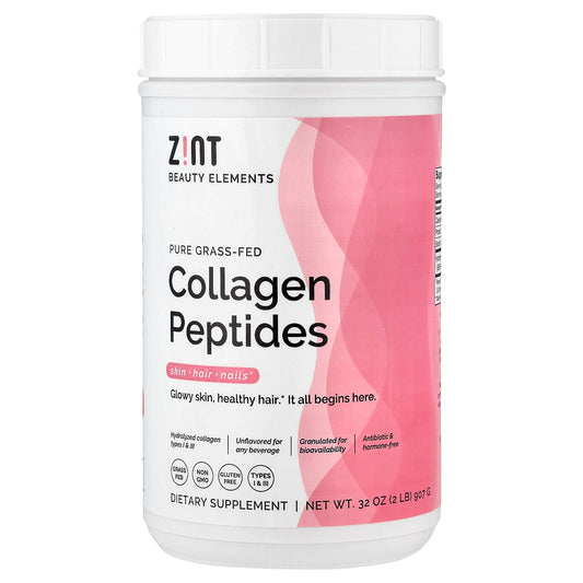 Zint Pure Grass-Fed Collagen Peptides, Unflavoured, 907 g (32 oz)