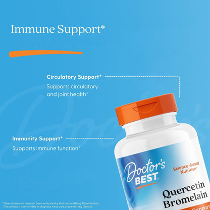 Doctor's Best Quercetin Bromelain, 180 Veggie Capsules - view 5