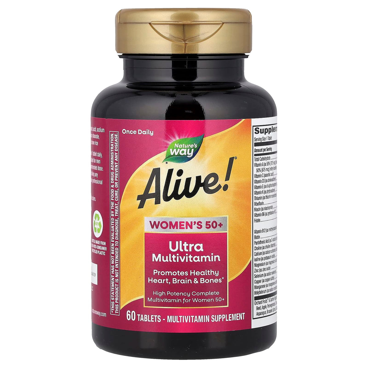 Nature's Way Alive! Women's 50+ Ultra Multivitamin, 60 Tablets - view 4