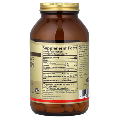 Solgar Glucosamine Chondroitin MSM with Ester-C, 180 Tablets - view 2