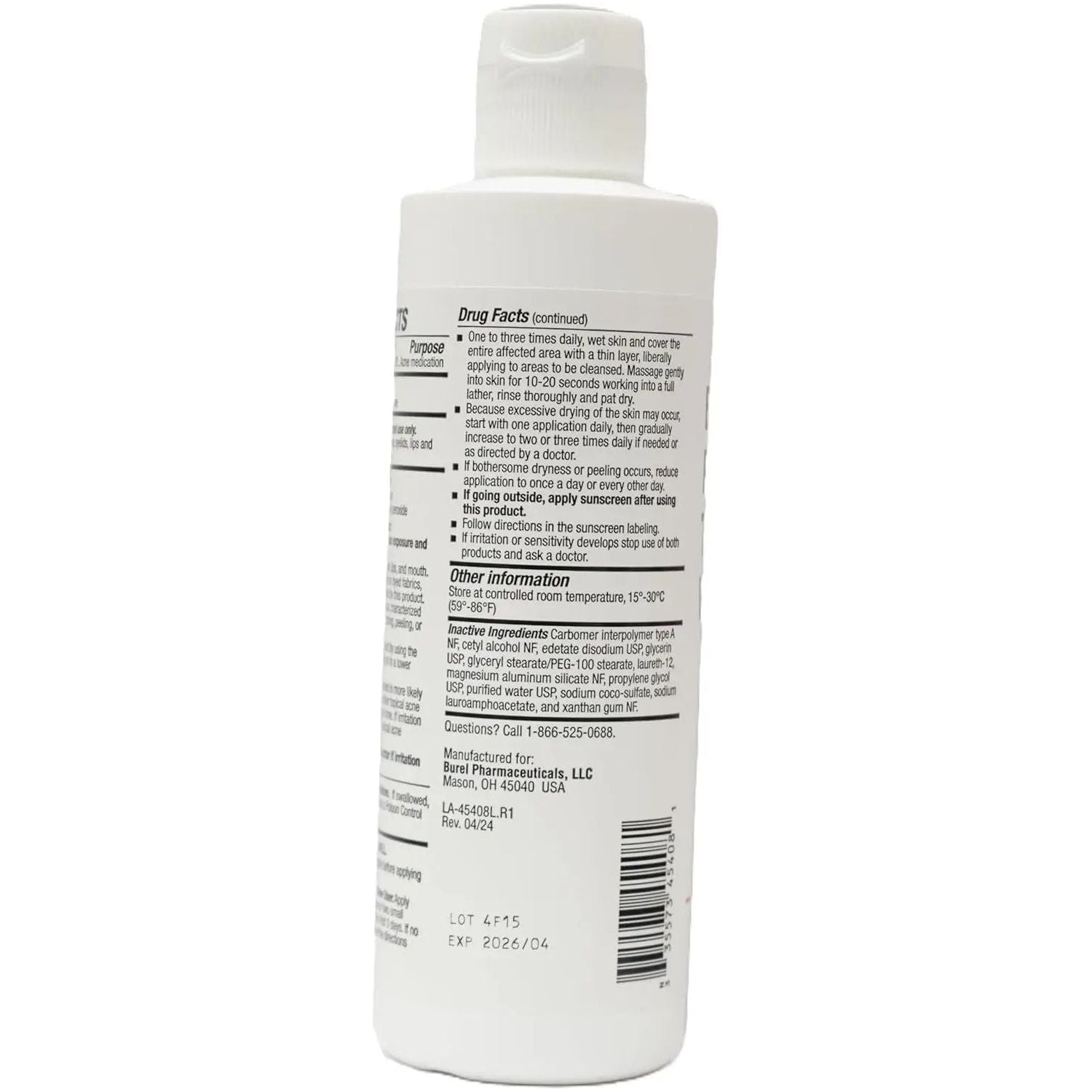 Benzoyl Peroxide Topical Wash 10%