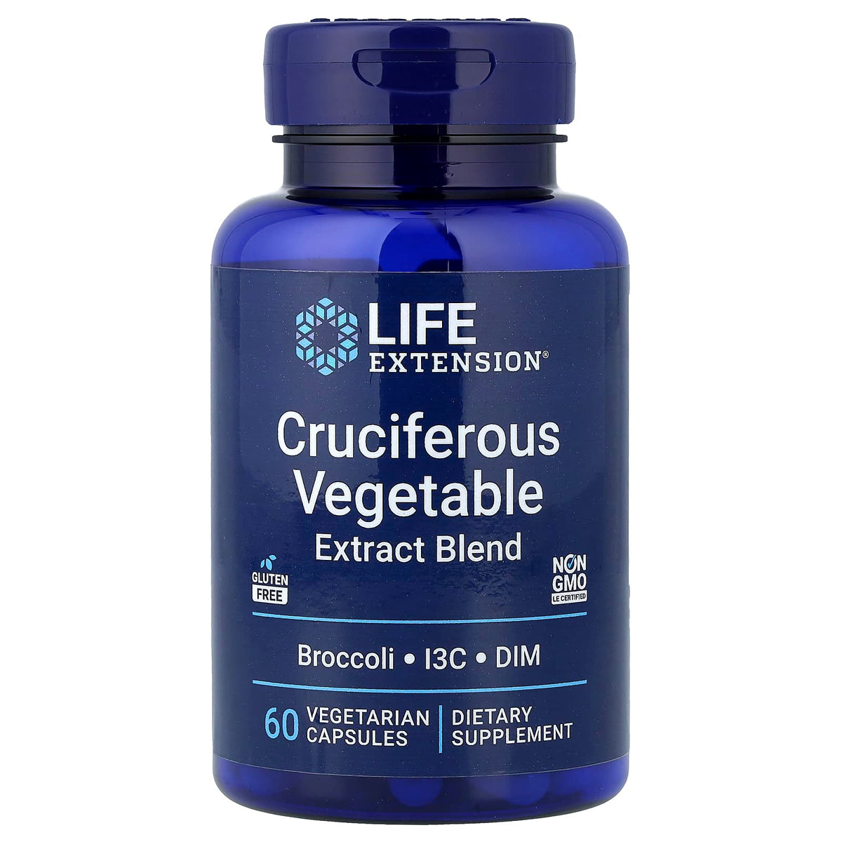 Life Extension Cruciferous Vegetable Extract Blend, 60 Vegetarian Capsules — product view