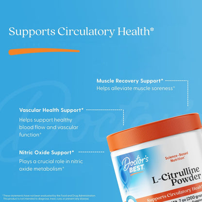Doctor's Best L-Citrulline Powder, 200 g (7 oz) - view 4