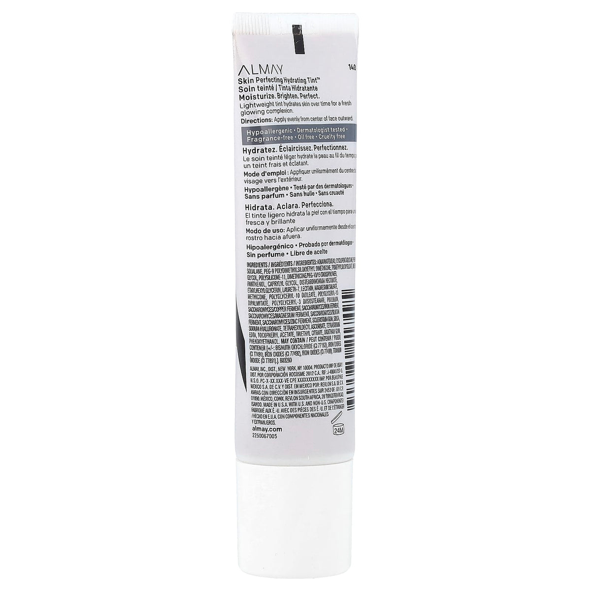 Almay Skin Perfecting Hydrating Tint, 140 Tan, 28 ml (0.94 fl oz) — alternate product view